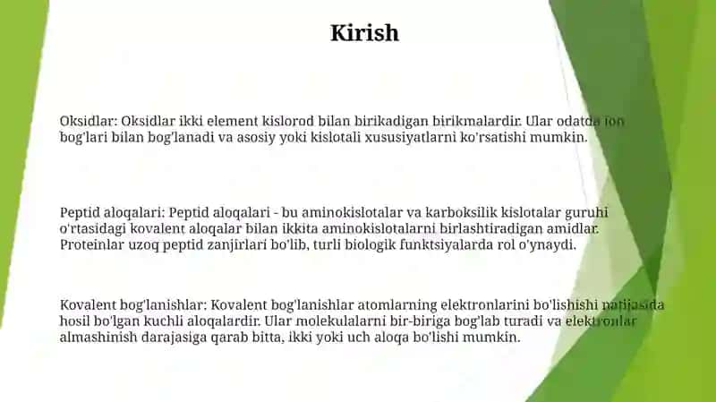 Oqsillar Va Peptid Boğlar 2