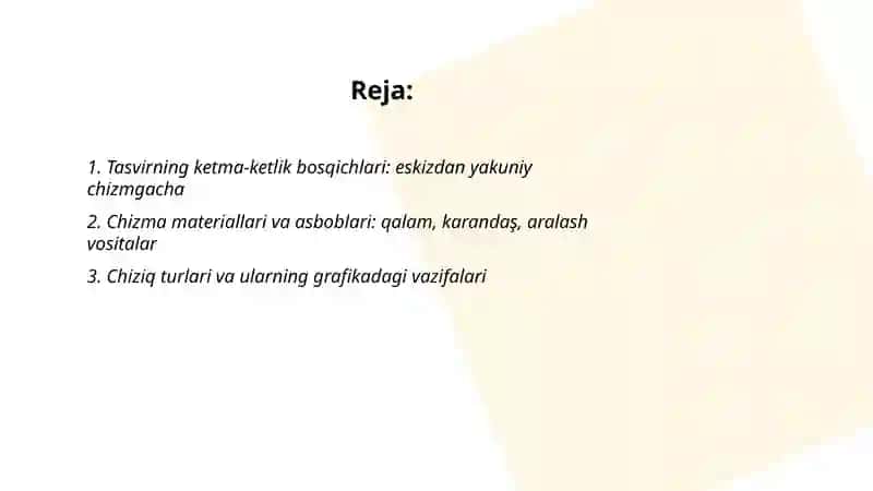 Tasvirning ketma ketligi 2