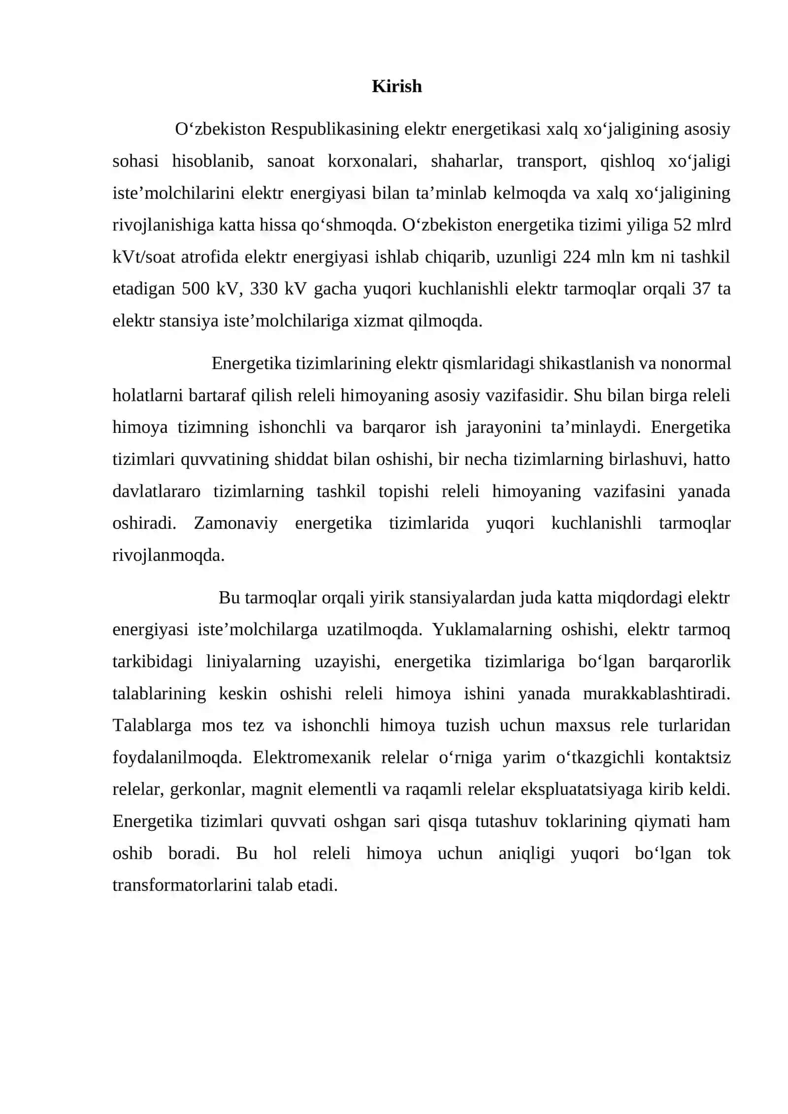 Rele himoyasi haqida umumiy tushuncha 2
