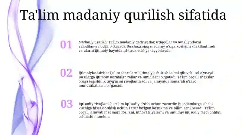 TaʼLim Ijtimoiy-Madaniy Fenomen Sifatida 2