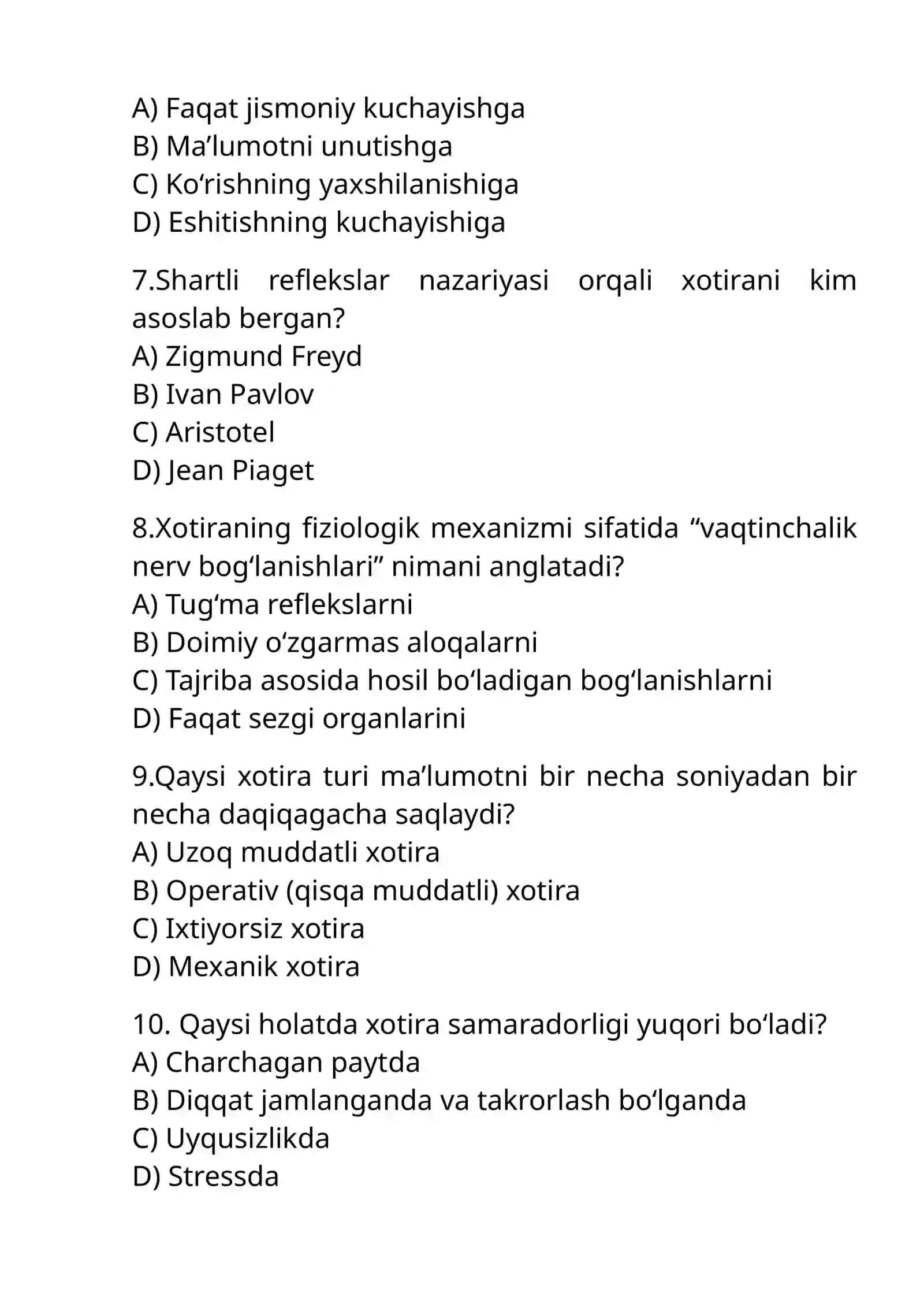 Xotira nima? 2