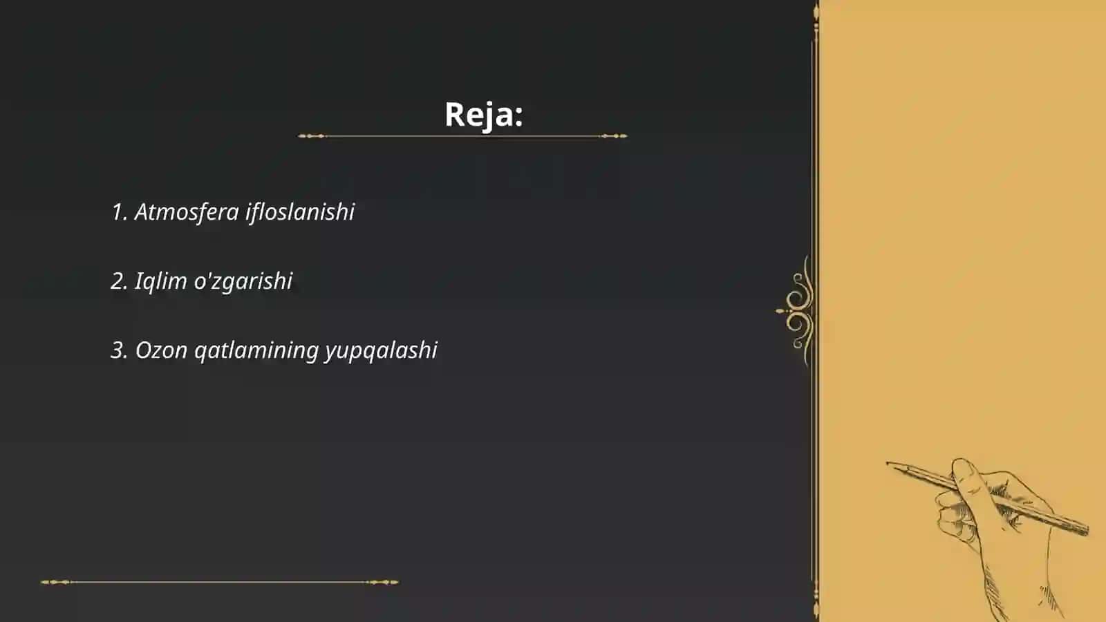 Ekologik va global muammolar 2