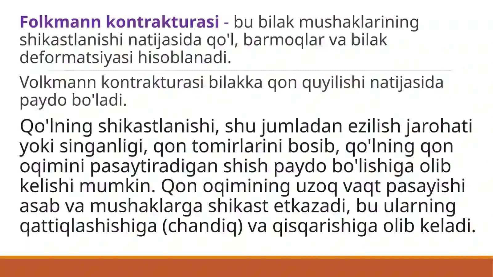 Folkman ishemik kontrakturasi 2