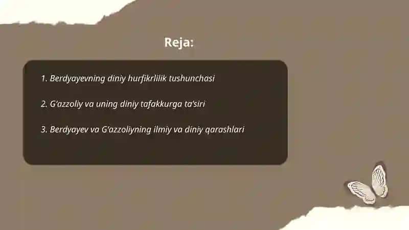Din va hurfikrlilik 2
