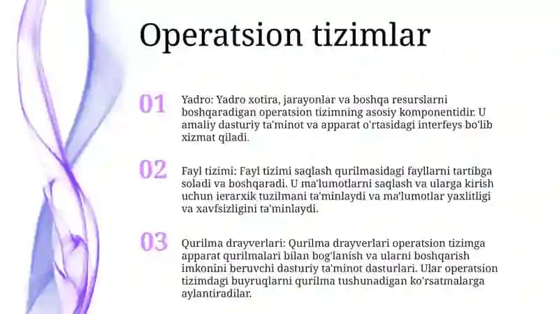 Axborot Texnologiyalarining Texnik Vositalari 2