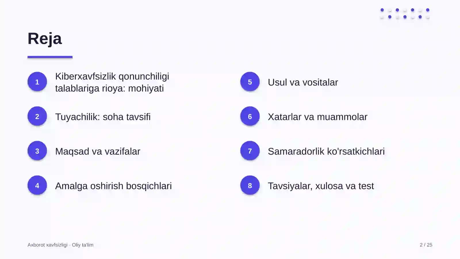 tuyachilikda kiberxavfsizlik bo'yicha qonunchilik talablariga rioya etish 5547 2