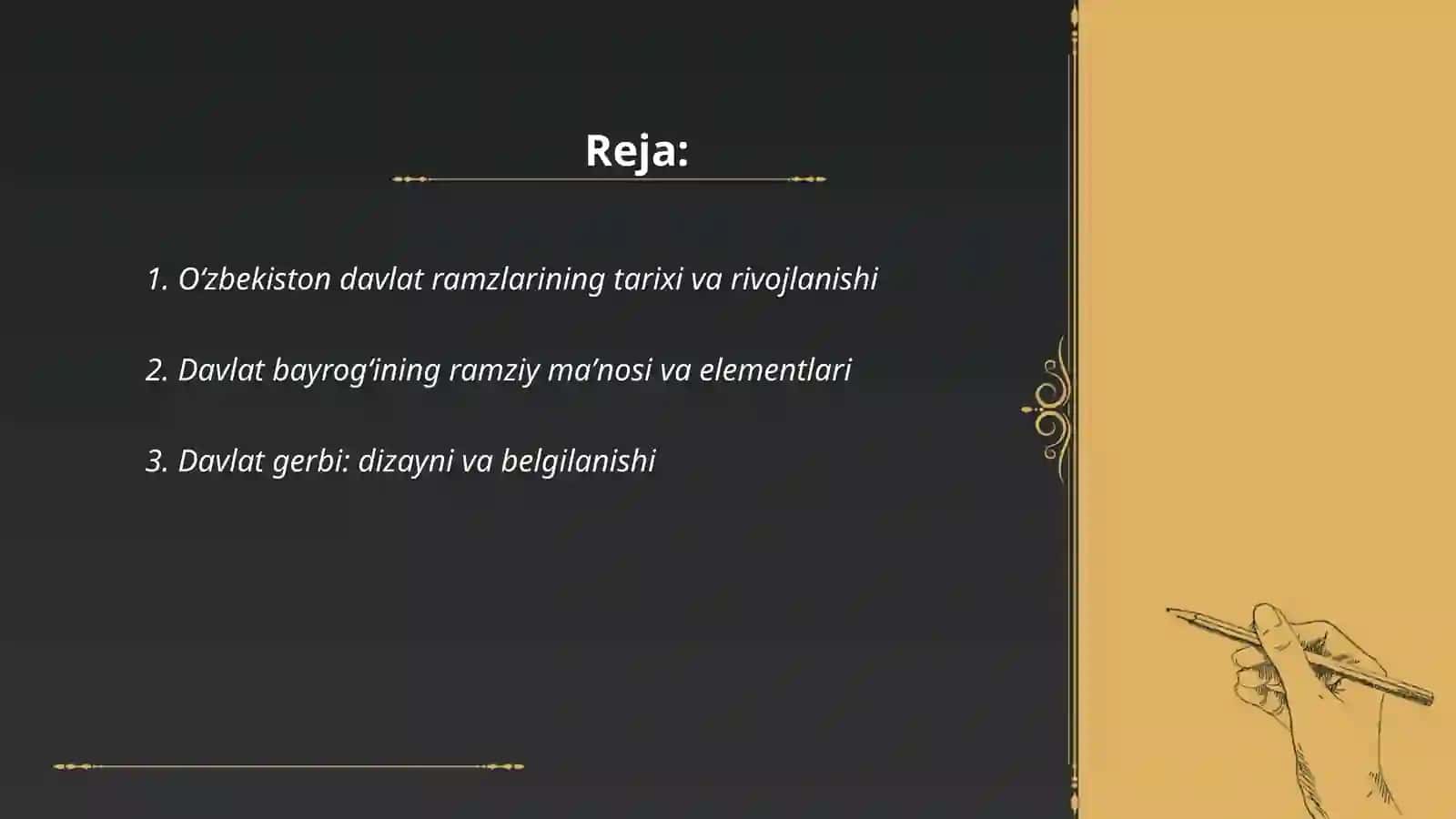 Oʻzbekiston davlat ramzlari 2