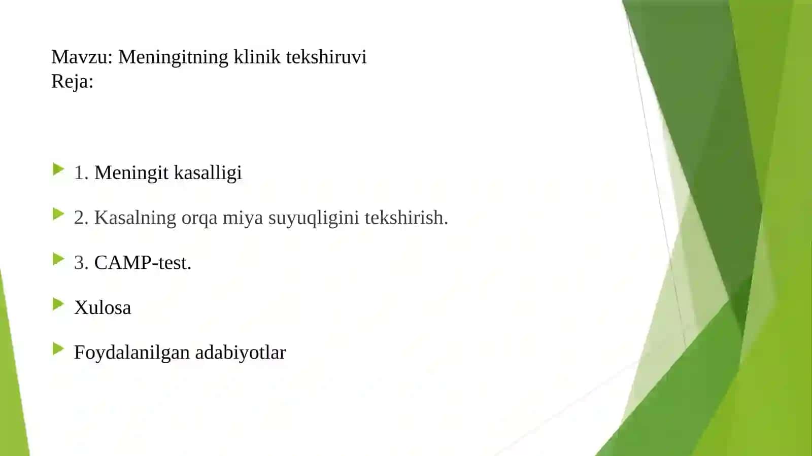 Meningitni mikrobiologik tekshirish usullari 2
