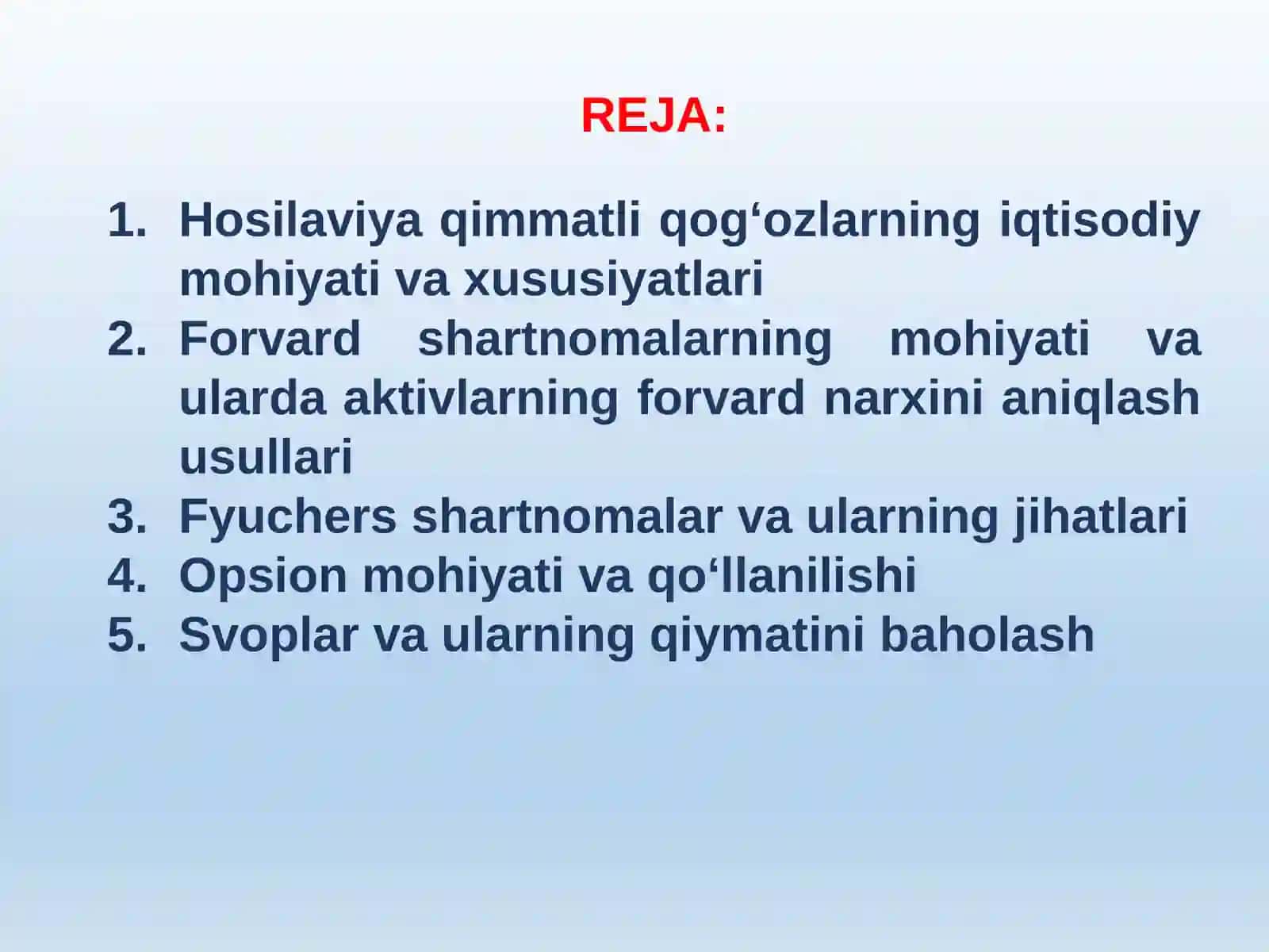 HOSILAVIY QIMMATLI QOG‘OZLAR BOZORI 2