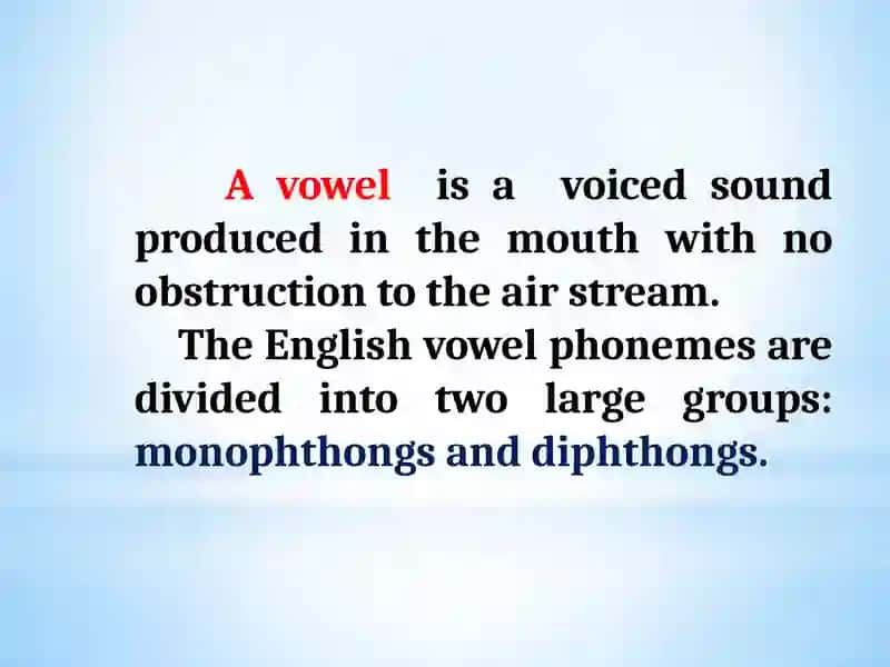 The Classification of English Vowel Phonemes 2