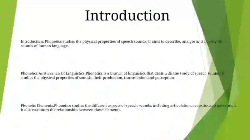 Phonetics 2