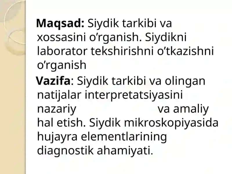Siydiknilaboratortekshirishusullari 2