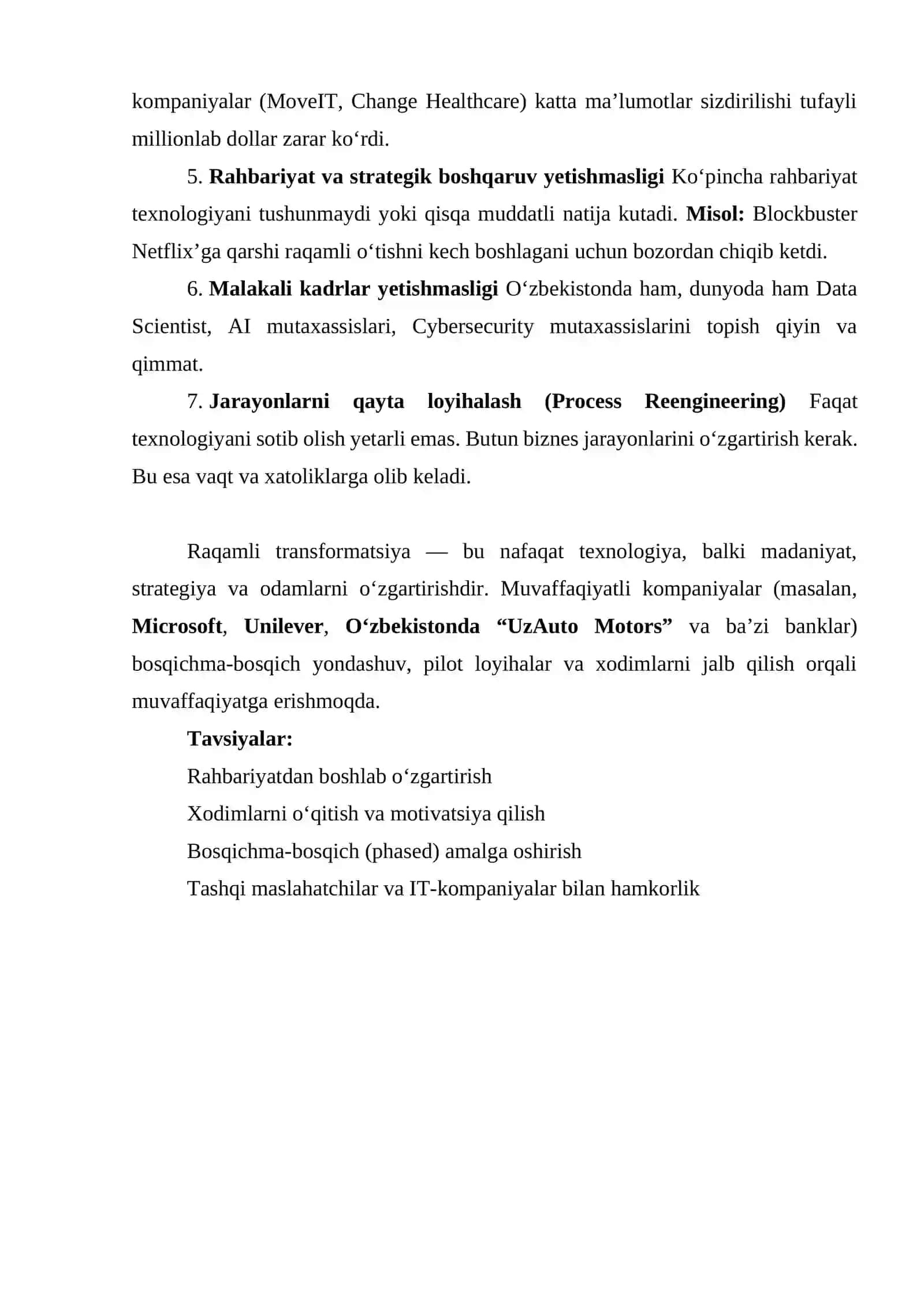 Raqamli transformatsiya 2