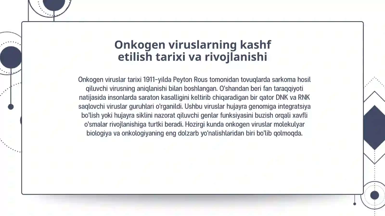 Onkogen viruslar 2