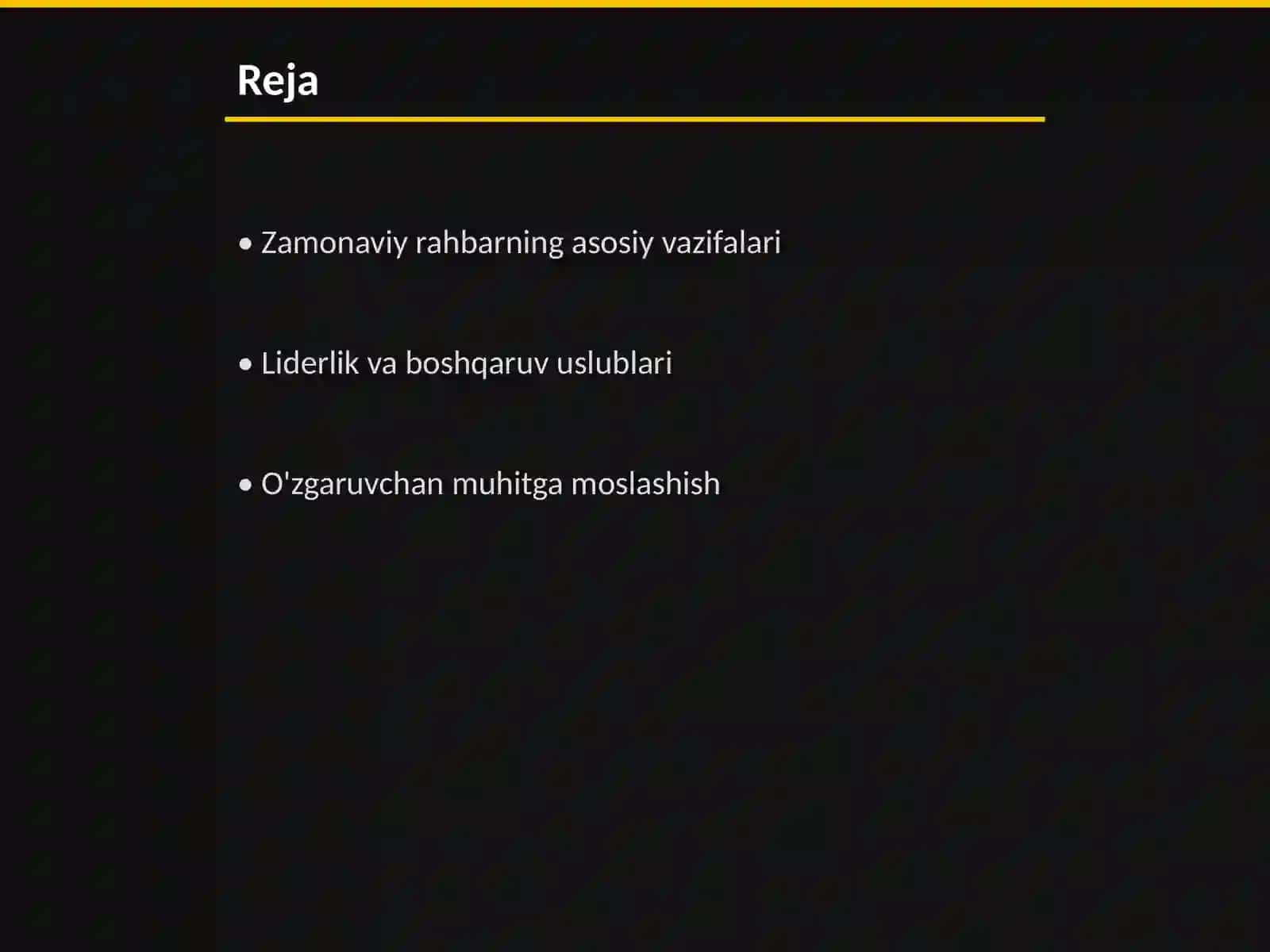 Zamonaviy rahbar sifatlari 2