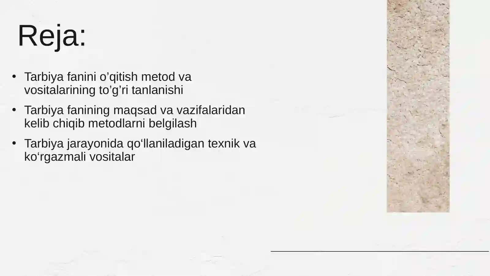 Tarbiya fanini o'qitish metod va vositalari 2