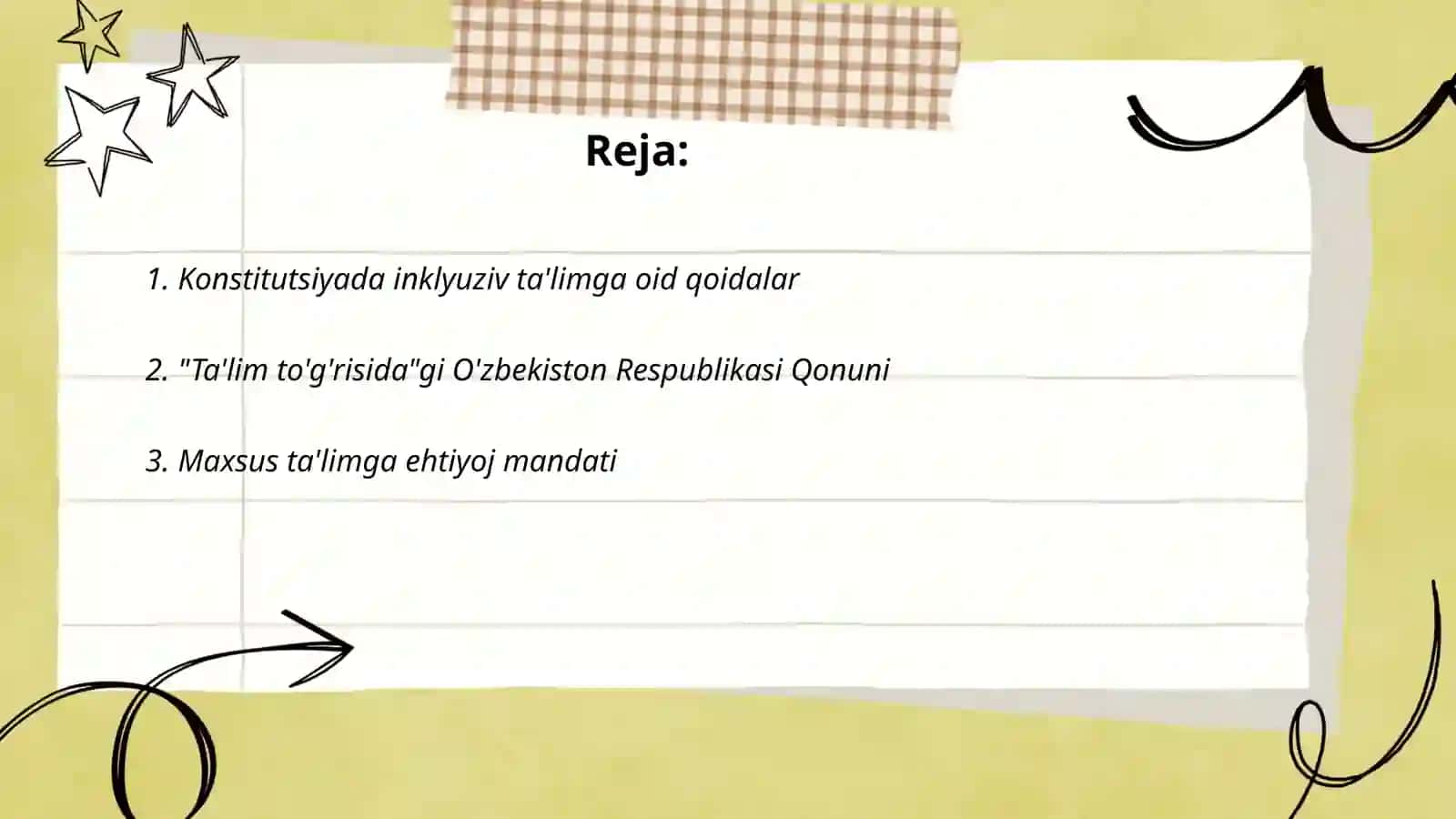 Inklyuziv ta'limning huquqiy asoslari 2