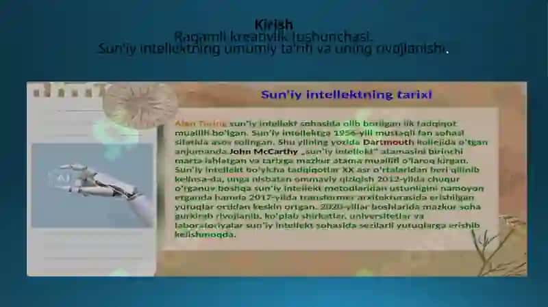 Kreativlik dasuniy intellektiva hamiyati 2