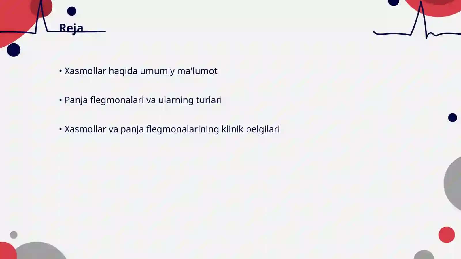 Xasmollar va panja flegmonalarini kesib ochish 2