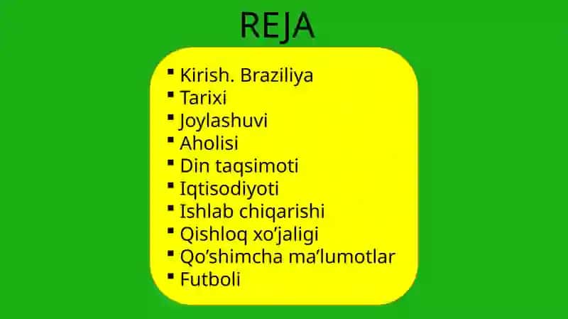 BRAZILIYA REJA 2