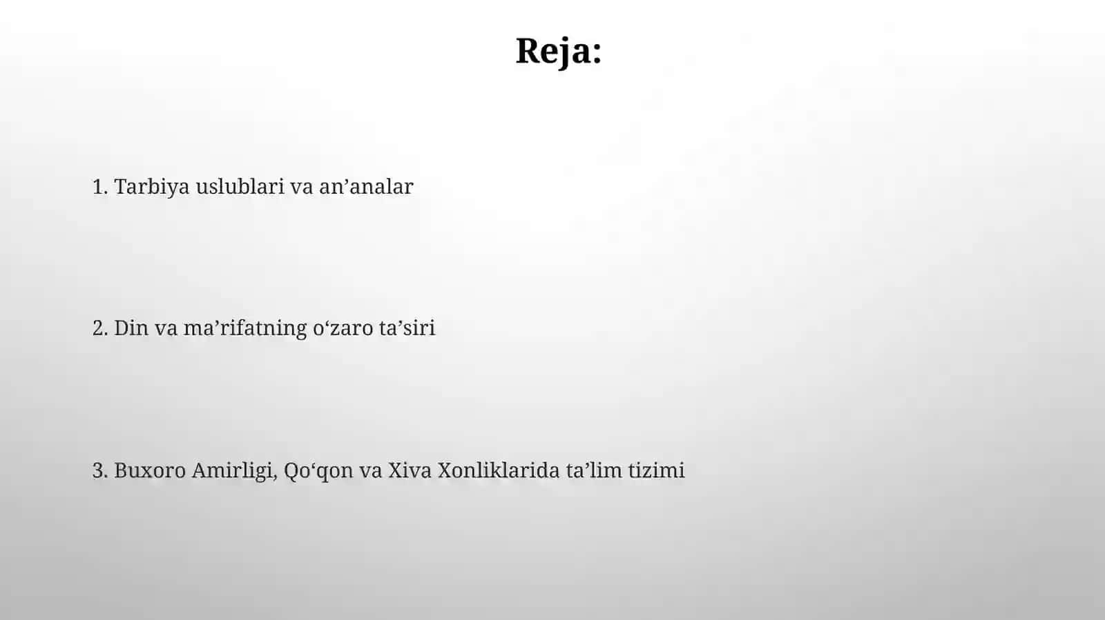 Buxoroamirligi,Qo'qonvaXivaxonliklaridata'lim-tarbiya 2