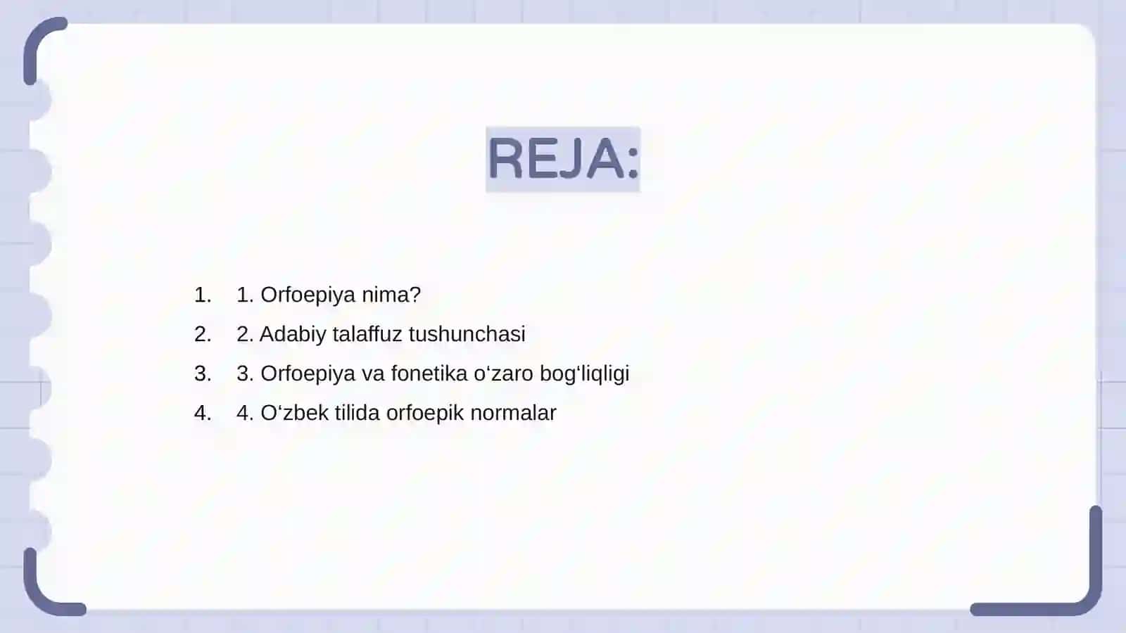 Orfoepiya qoidalari va adabiy talaffuzning bugungi holati 2