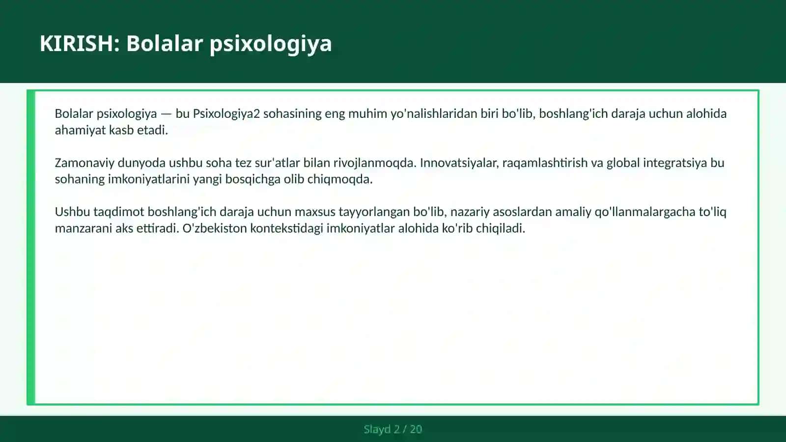 Bolalar Psixologiya 2
