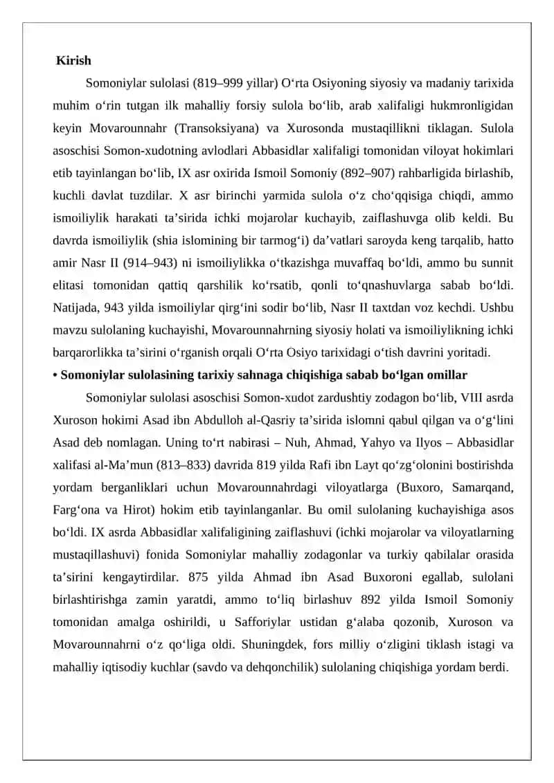 Somoniylar sulolasi 2