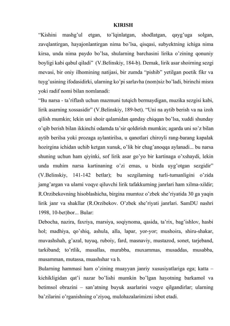 Lirik Janrlar va Ularning oʻzbek adabiyotida tutgan oʻrni 2