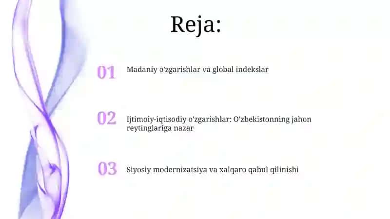 O‘zbekistonning Madaniy O‘zgarishlari va Jahon Indeksiga Ta'siri 2