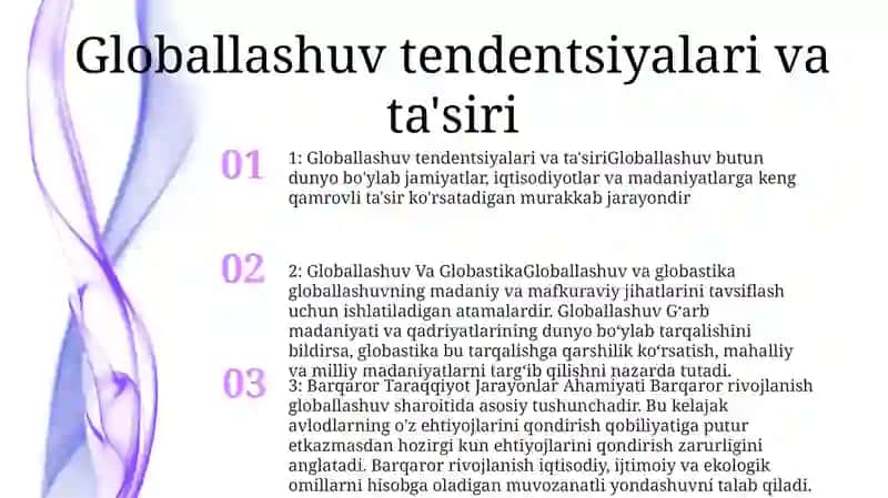 Globallashuv va Globastika 2