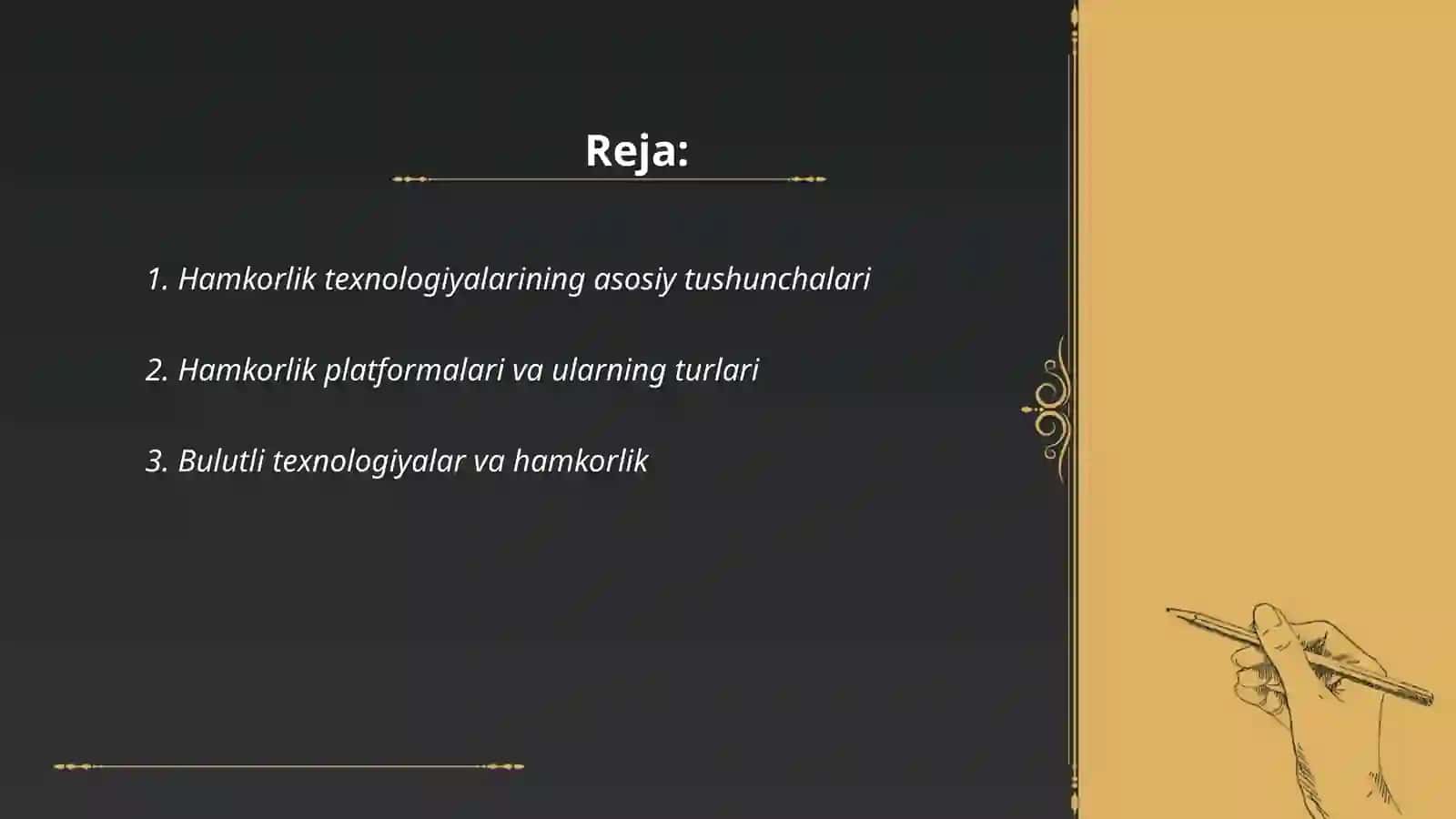 Hamkorlik texnalogiyasinining tarkibiy qismlari 2