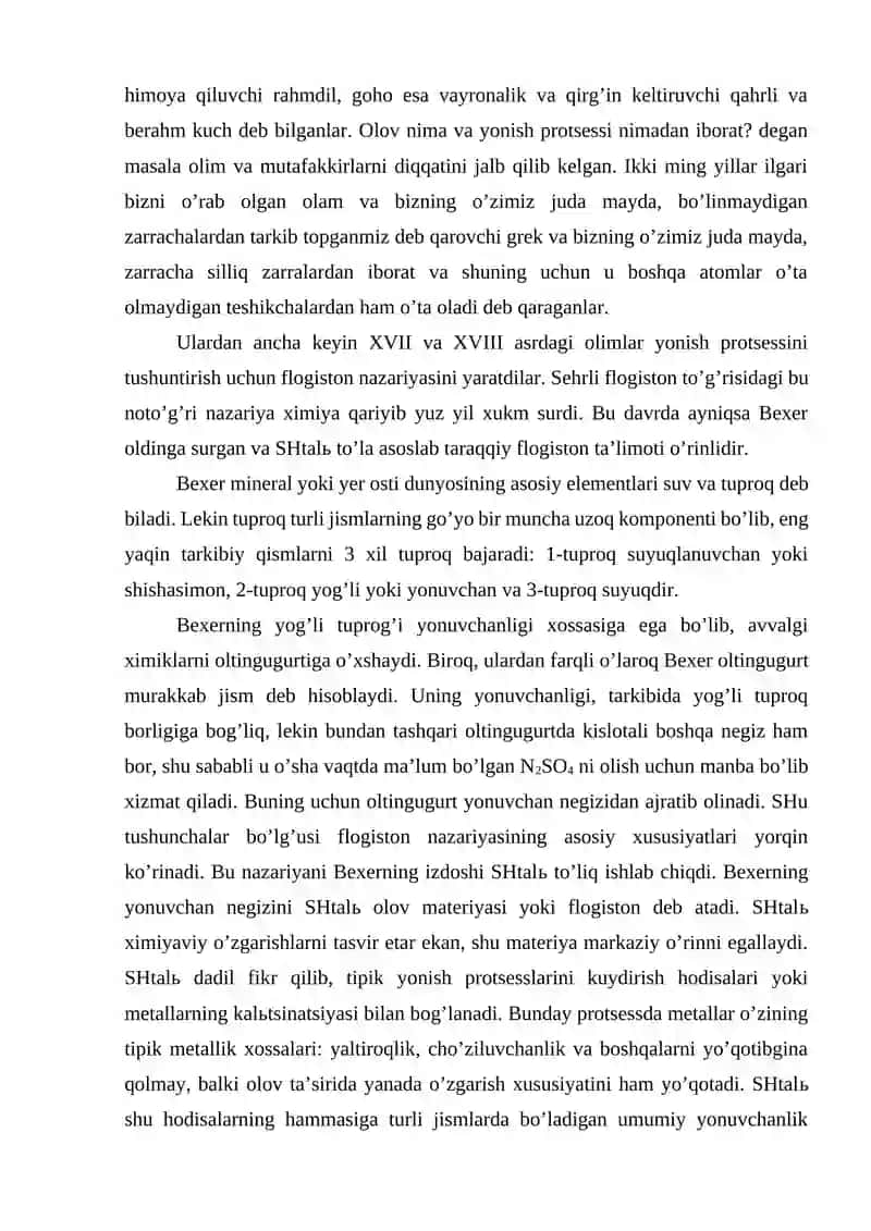 Lavuazening antiflogistik nazariyasi 2