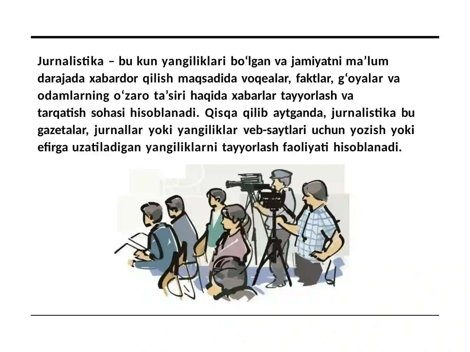 JURNALISTIKANING AN'ANAVIY SHAKLLARI VA BLOGERLIKNING O'ZARO TAQQOSLASH 2