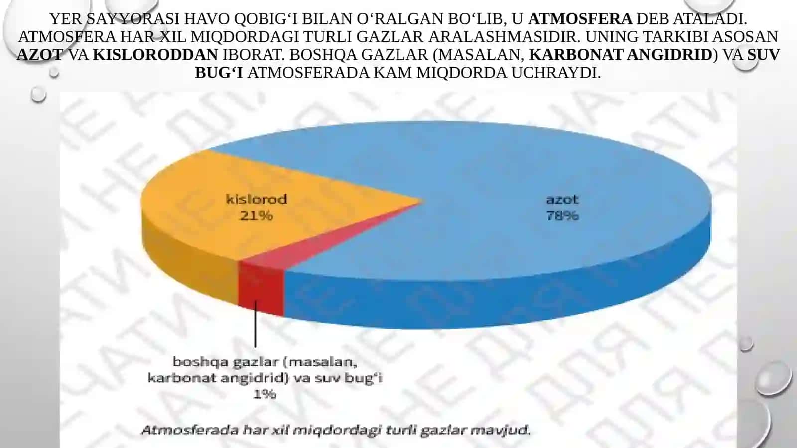 5 -sinf tabiiy fan. Atmosfera 2-qism 2