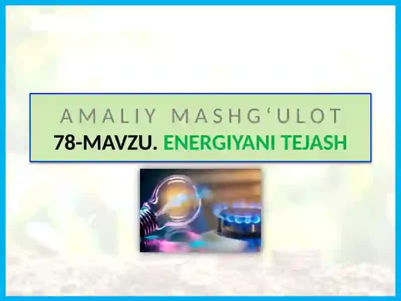 ENERGIYANI TEJASH 2