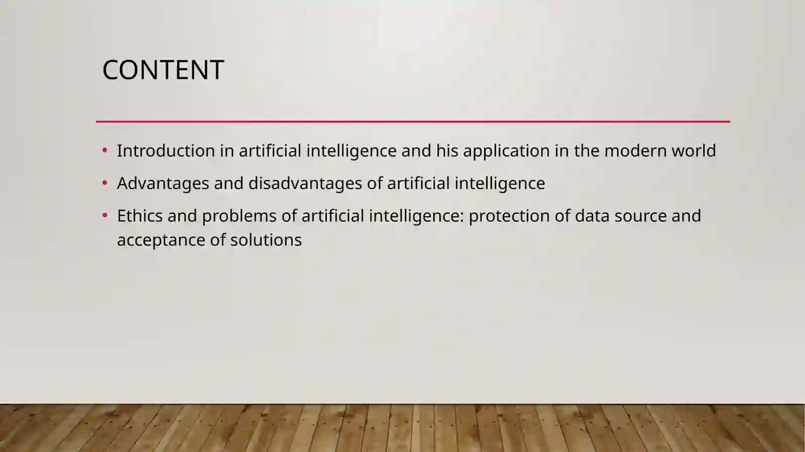 Artificial intelligence 2