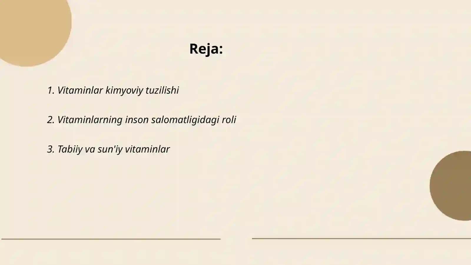 Vitaminlar kimyoviy tuzilishi 2