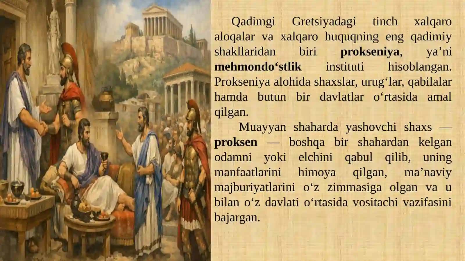 Qadimgi Yunonistonda xalqaro munosabatlar va diplomatiya 2