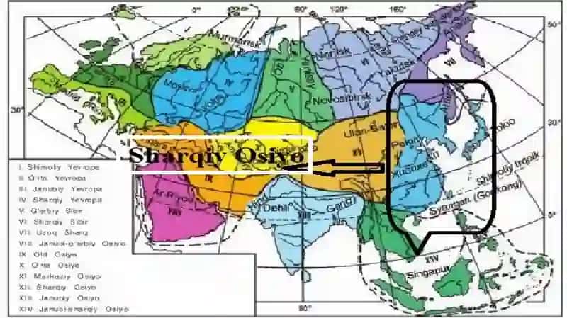 Sharqiy Osiyo Geografiyasi 2