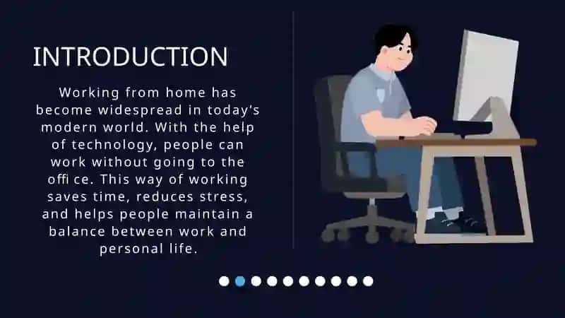 Advantages of Working from Home – PPT 2