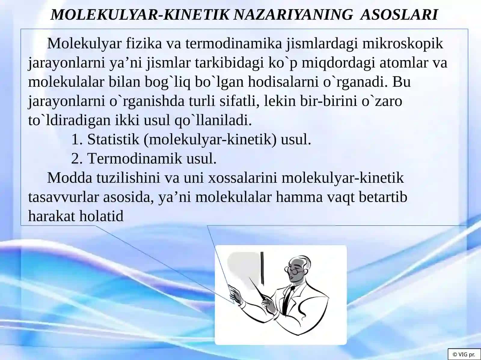 Molekulyar fizika 2