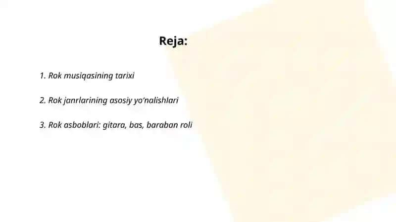 Rok musiqasi 2