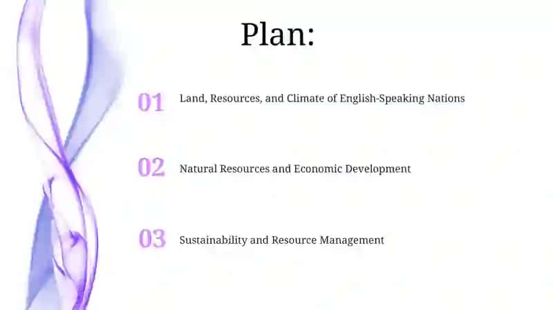 Geograph and natural Resources of English speaking countries 2