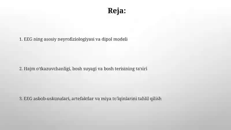 EEG ning fizik asoslari 2