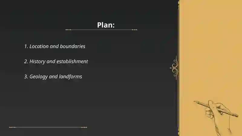 Description of a national park 2