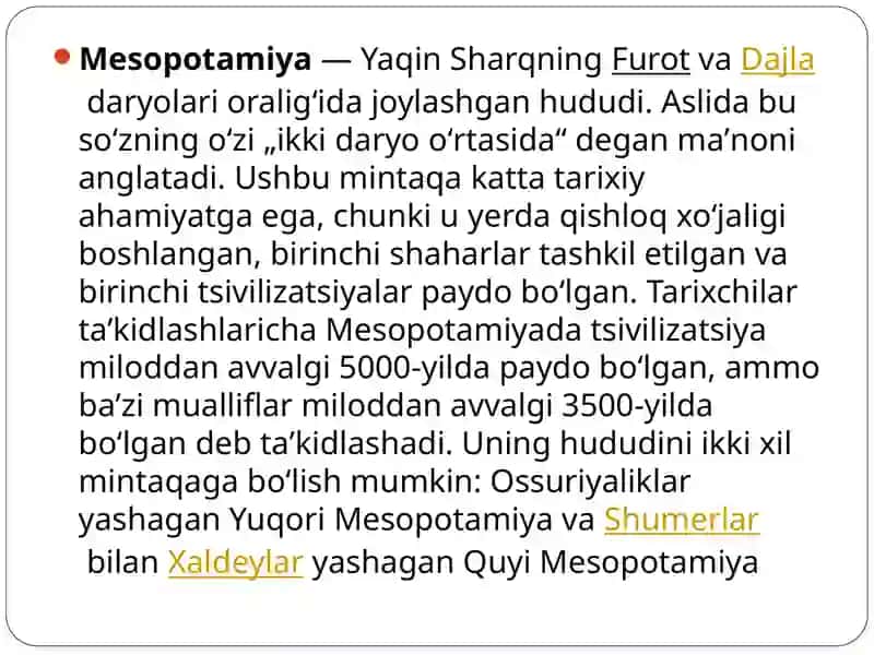 Mesopotamiya va Buyuk Ipak Yo'li 2