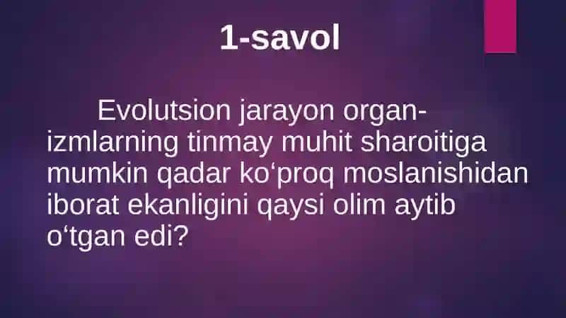Biologiya 10-sinf 2
