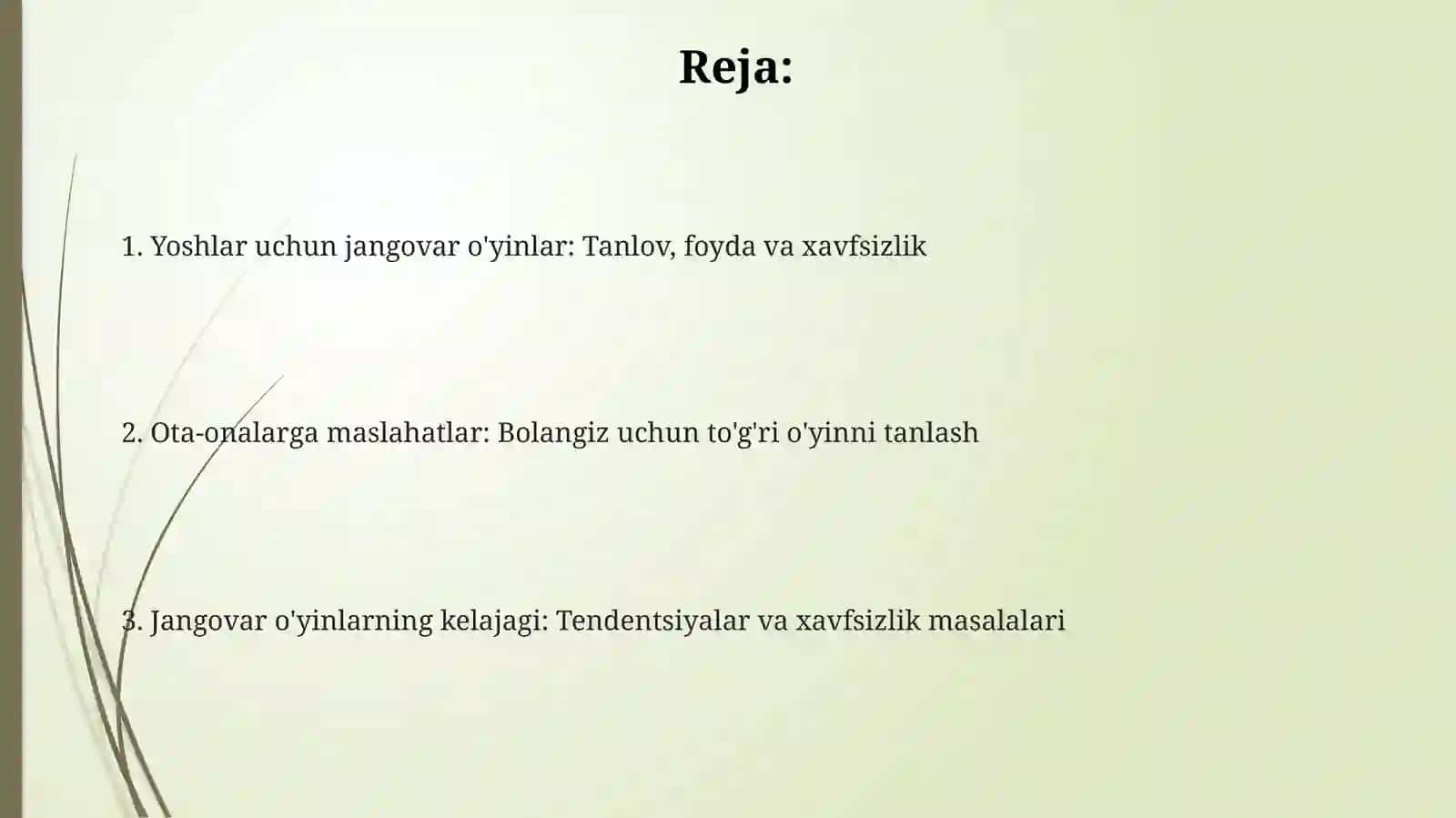 Kata yoshlelarga harakatle uyinlar 2