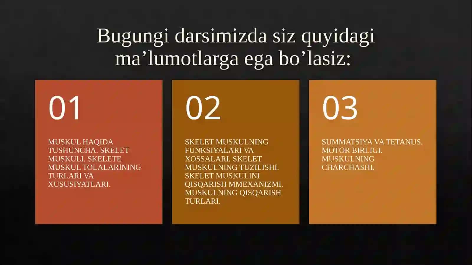 Muskullarfiziologiyasi 2